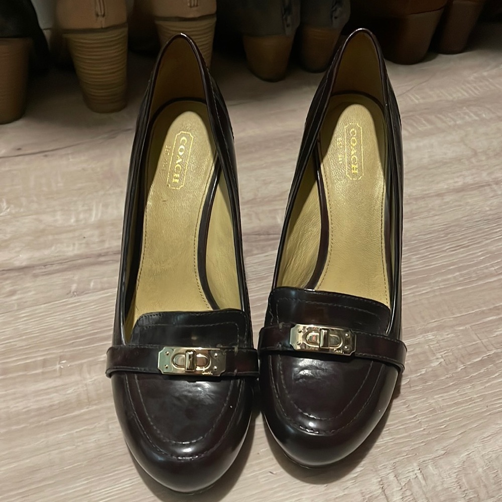 Coach Brown Heels